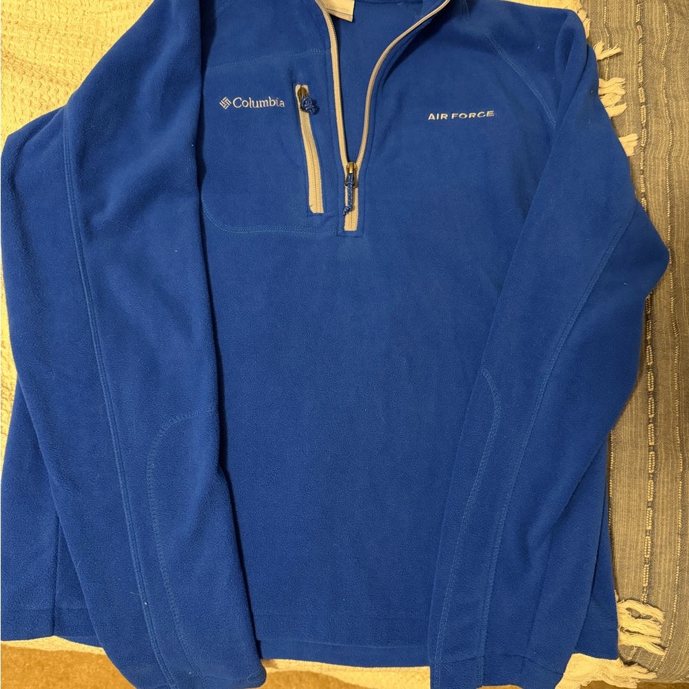 Columbia Royal Blue Air Force Fleece M